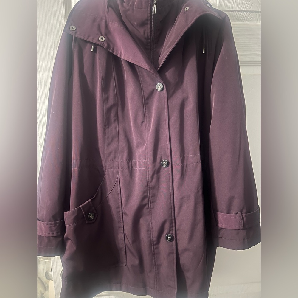 2x Purple Raincoat